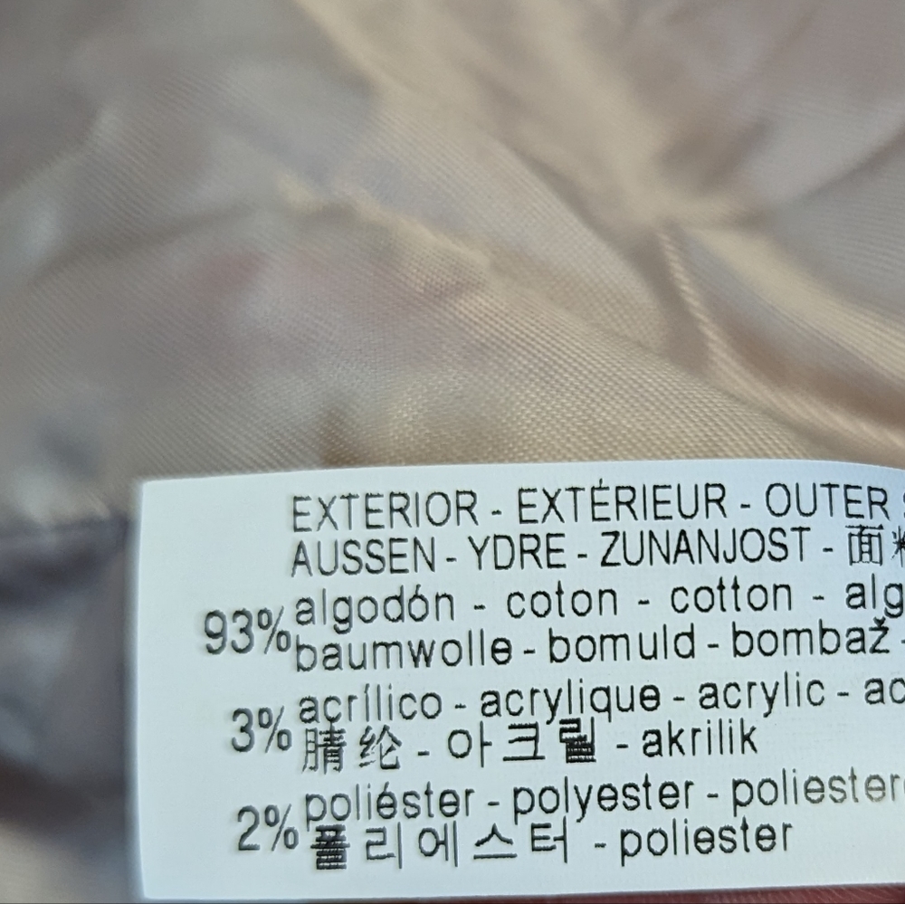 Zara Tweed Plaid Jacket Red S ruffle fringe cotton bohemian hippie retro casual - Picture 6 of 7